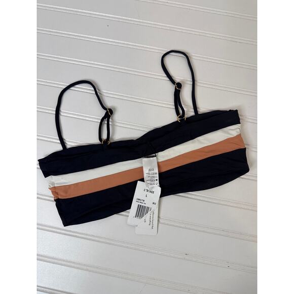 NWT L Space Swim Top Voltaire & Rebel Striped Swimming Bikini Surf BUNDLE Sz L - Picture 7 of 7